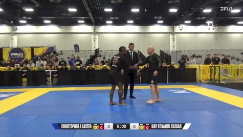 Ray Edward Casias vs Christopher A Easter 2024 World IBJJF Jiu-Jitsu No-Gi Championship