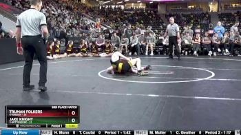 113 lbs Finals (1st & 3rd) - Truman Folkers, 4-Ankeny vs Jake Knight, 2-Bettendorf