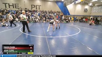 108 lbs Cons. Round 2 - Jesse Clegg, Wasatch Wrestling Club vs Macen Fearn, Morgan Wrestling Club