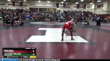 JV-11 lbs Quarterfinal - Zion Deah, Dubuque Senior vs Matthew Wieland, Independence