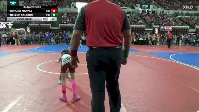 50 lbs Cons. Semi - Aurora Markle, Glasgow Wrestling Club vs Helene Rolston, Kalispell Wrestling Club