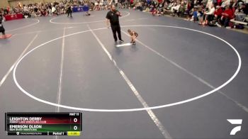 36-40 lbs Cons. Round 2 - Emerson Olson, Rum River Wrestling vs Leighton Derby, Forest Lake Wrestling Club