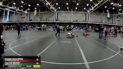 92 lbs Round 8 (10 Team) - Colton Brown, Undisputed Wrestling vs Maxon McMurtrie, U2 Uprising Black