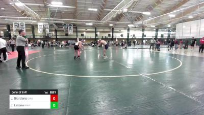 149 lbs Consi Of 8 #1 - Joey Giordano, Gardner-Webb vs James Latona, Navy