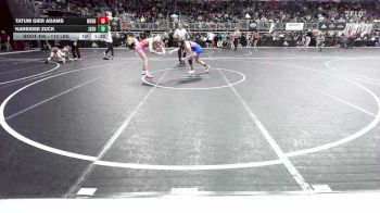 112 lbs Round Of 16 - Tatum Gier Adams, Webb City Youth Wrestling vs Karsidee Zuck, Jesup Mat Club
