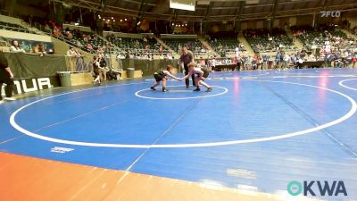 100 lbs Consi Of 8 #2 - Ryder Sisco, Verdigris Youth Wrestling vs Libby Ryan, Broken Arrow Wrestling Club