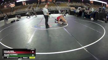 165 lbs Cons. Round 5 - Dylan Reel, Woodward Academy vs Elijah Alvarez, Freedom