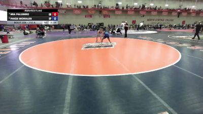 110 A Quarterfinal - Paige Morales, University Of Providence vs Mia Palumbo, Unattached