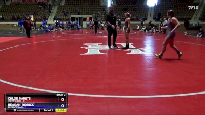 131 lbs Round 2 (3 Team) - Reagan Riddick, Presbyterian vs Chloe Parets, Huntingdon