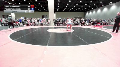 155 lbs Semis - Jaylee Simmons, Primal Wrestling Academy vs Kamryn Bourbon, Nixa Wrestling