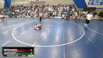 116 lbs Champ. Round 2 - Mason Elliott, Northside Wrestling Club vs Denton Martin, Uintah Jr High Wrestling