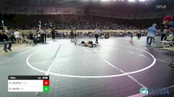 73 lbs Quarterfinal - Abe Shaffer, R.A.W. vs Bradley Wolfe, Standfast