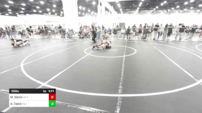 100 lbs Semifinal - Mason Davis, NM Royalty vs Aaliyah Tapia, Kalispell WC