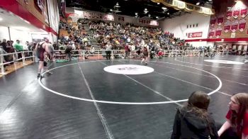 157 lbs Quarterfinal - Loomis Alexander, Greybull/Riverside vs Hunter Boss, Jackson Hole
