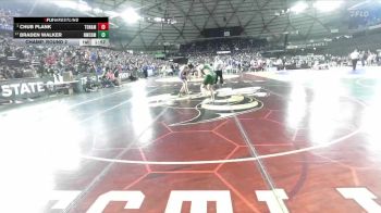 Boys 1B/2B 175 Champ. Round 2 - Chub Plank, Tonasket vs Braden Walker, Northwest Christian (Colbert)