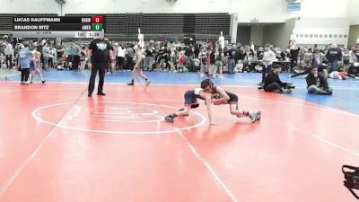 57 lbs Rr Rnd 7 - Lucas Kauffmann, Kingsway - ESC vs Brandon Ritz, American MMAW - ESC