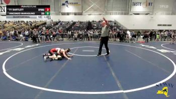 113 lbs Quarterfinal - Ty Bartlett, Indian River Pee Wee Wrestling Club vs Vincenzo Maraglino, Empire Wrestling Academy