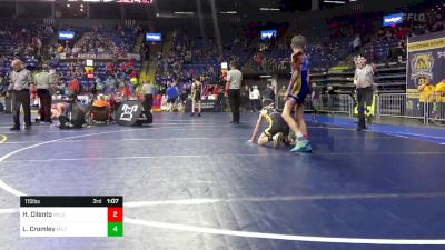 87 lbs Round Of 32 - Zayden Musch, Sharpsville vs Cayden Barry, Hampton