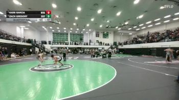 120 lbs Quarterfinal - Zach Gregory, South vs Kade Garcia, Worland