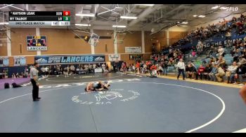 144 lbs 3rd Place Match - Ry Talbot, Layton vs Kayson Leak, Sky View