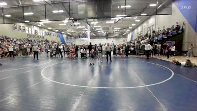 54 lbs Cons. Round 3 - Boone Bown, JWC vs Bentley Breeland, Alta Wings Wrestling