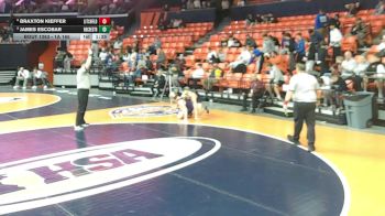 1A 165 lbs Cons. Round 2 - Braxton Kieffer, Litchfield vs James Escobar, Rochester