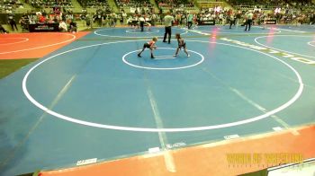 40 lbs Rr Rnd 3 - Jayzie Whitford, Westlake vs Piper Norrell, Tuttle Wrestling