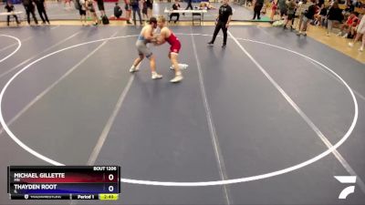 175 lbs Quarterfinal - Michael Gillette, MN vs Thayden Root, IL