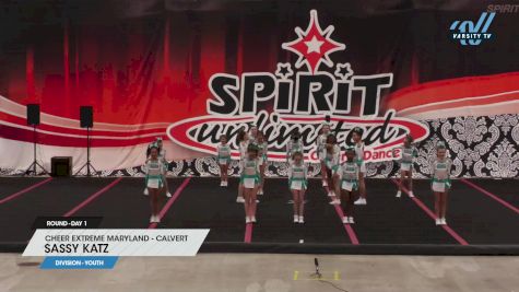 Cheer Extreme Maryland - Calvert - Sassy Katz [2024 L1 Youth Day 1] 2024 Spirit Unlimited Harrisburg Challenge