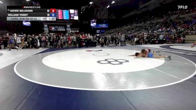 126 lbs Cons. Sub-rd Of 64 - Asher Millward, UT vs William Yordy, PA