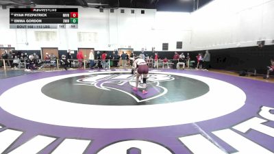 113 lbs Consi Of 8 #1 - Ryan Fitzpatrick, New Haven vs Emma Gordon, South Windsor