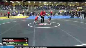 70 lbs Semifinal - Amalia Nolan, Illinois Valley Mat Club vs Harley Havens, Cottage Grove Wrestling Club