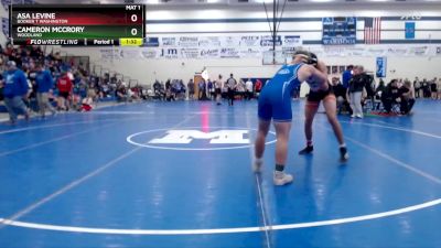 150 lbs Cons. Round 1 - Asa Levine, Booker T Washington vs Cameron McCrory, WOODLAND