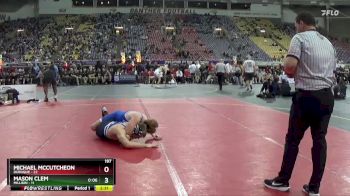 197 lbs Finals (8 Team) - Michael McCutcheon, Dubuque vs Mason Clem, Millikin