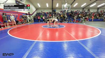 140 lbs Final - Abbey Miller, Bixby Girls HS vs Tiffany Breshears, Broken Arrow Girls