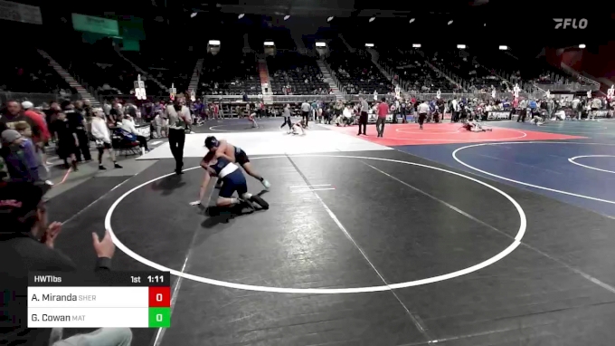 Quarterfinal - Ayden Miranda, Sheridan Wc Vs Garrett Cowan, Mat Pac Wc