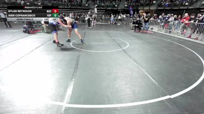 190 lbs Semifinal - Dylan Reynolds, Westfield vs Jude Cofrancesco, Pope John