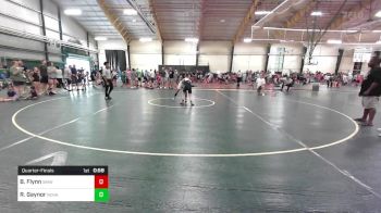 92 lbs Quarterfinal - Brian Flynn, SMWC WolfPack vs Reed Gaynor, Nova Wrestling Club