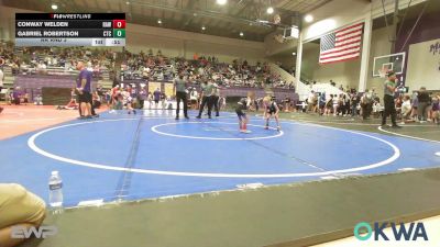 43 lbs Rr Rnd 3 - Conway Welden, Raw Wrestling Club vs Gabriel Robertson, Chandler Takedown Club