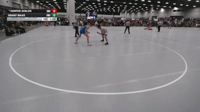 150 lbs Champ. Rd Of 64 - Grant Maas, UWC vs Hunter Avalos, Spartan Mat Club