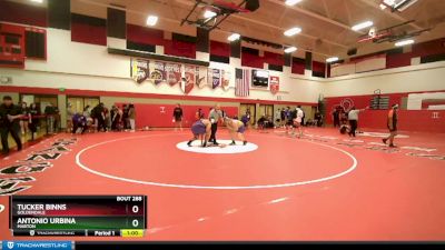 285 lbs Cons. Round 2 - Tucker Binns, Goldendale vs Antonio Urbina, Mabton