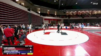 138 lbs Quarterfinal - Luke Borror, Husky Wrestling Club vs Joshua Compton, Keystone Kids Wrestling Club