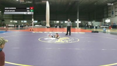 45 lbs Round 1 (4 Team) - John Harmon, NORTH CAROLINA WRESTLING FACTORY vs Atlas Stiles, FCA LYNCHBURG