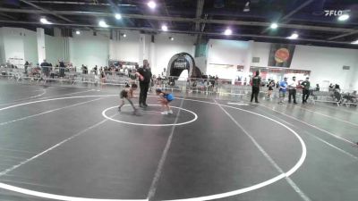 58 lbs 2nd Place - Samuel Subia, Legends Of Gold LV vs Violet Williams, DUB Wrestling