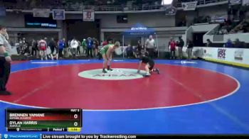 1 lbs Semifinal - Brennen Yamane, Bayside Academy vs Dylan Harris, Ashville