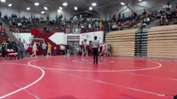 126 lbs Champ. Round 2 - Blayze Robbins, Crawfordsville Athenians vs Gus Witter, Delta High School