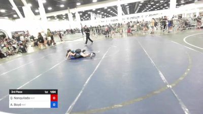 136 lbs 3rd Place - Hailey Worden, Gold Rush Wrestling vs Sophia Rimbert, Top Rank