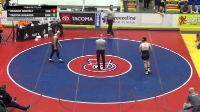 212 lbs Quarterfinal - Deakon Snavely, Chambersburg vs Trevor Shearer, Commodore Perry