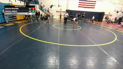 120 lbs Quarterfinal - Brody McCoid, Worland Middle School vs Chauncey Dalton, Cody Middle School