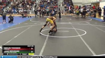 132 lbs Cons. Round 3 - Waylon Townsend, Temecula vs Jaden Broussard, Villa Park High School